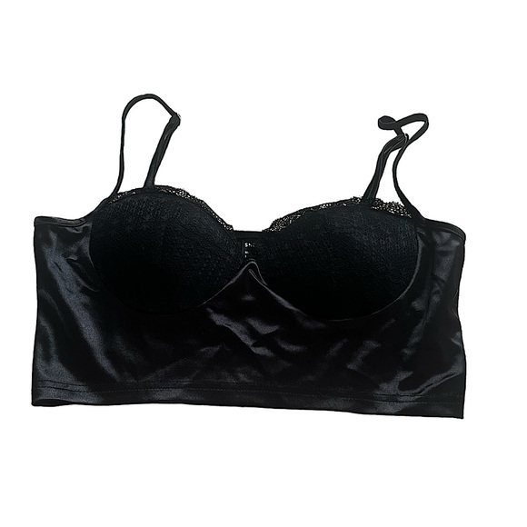 Crop Satin Tank - Picture 1 of 3